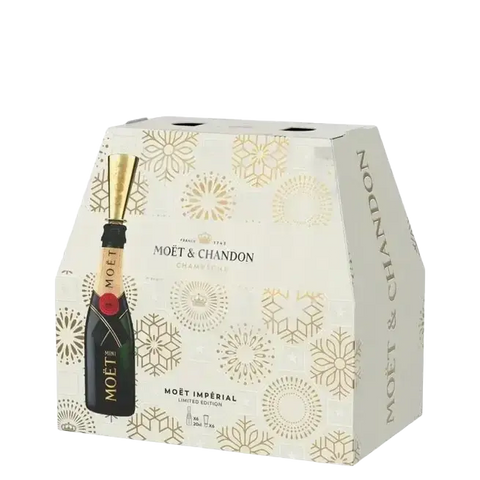 Moet & Chandon Imperial Brut Champagne (6 Kiöntő tölcsérrel) [6*0,2L|12%]